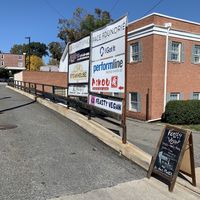 Sign for Feasty Vegan  at Feasty Vegan in Morristown