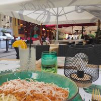 Vegan Spaghetti Bolognese 🤌🏻 at Yes It Is Vegan II - Liszt Ferenc Tér in Budapest