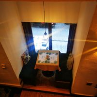 The ground floor inside the restaurant at Yes It Is Vegan II - Liszt Ferenc Tér in Budapest