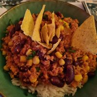 Chilli sin carne at Yes It Is Vegan II - Liszt Ferenc Tér in Budapest