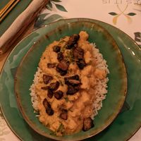 Mushroom chicken paprikash at Yes It Is Vegan II - Liszt Ferenc Tér in Budapest