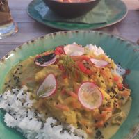 Wild stew at Yes It Is Vegan II - Liszt Ferenc Tér in Budapest