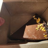 Chocolate torte at Yes It Is Vegan II - Liszt Ferenc Tér in Budapest