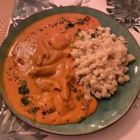 Paprikàs with nokedli   at Yes It Is Vegan II - Liszt Ferenc Tér in Budapest