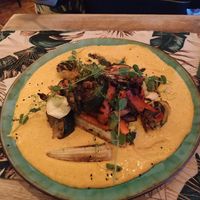 The corn puree is delicious at Yes It Is Vegan II - Liszt Ferenc Tér in Budapest