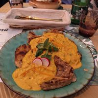 Seitan with dumplings at Yes It Is Vegan II - Liszt Ferenc Tér in Budapest