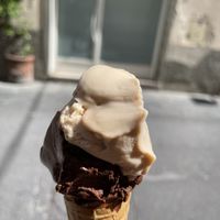 Vegan chocolate and hazelnut (€3)  at Gelateria Paniko in Lucca
