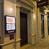 You need to ring the bell on the side to be let in... at Encanto in Lisbon