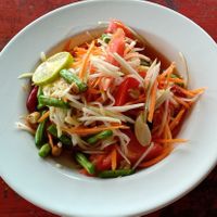Papaya Salad at Nana Kitchens - ครัวานา in Koh Samui