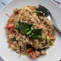 Fried rice with tofu (no egg)  #Veganuary at Nana Kitchens - ครัวานา in Koh Samui