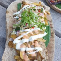 Broodje with Karma Shoarma at Restaurant West in Utrecht