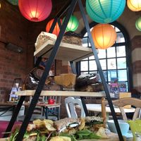 Vegan afternoon tea  at Cake Stories - Hoults Yard in Newcastle Upon Tyne