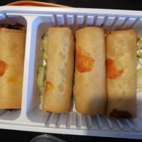 Spring rolls at Master Express in Manchester