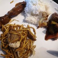 Noodles, seitan, satay at Master Express in Manchester