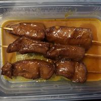 Satay chicken at Master Express in Manchester