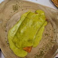Crepes alle verdure at Es Cactus in Menorca