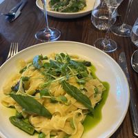 Main meal - the tagliatelle is vegan - the dish opposite was from the vegetarian menu  at Watson and Walpole in Framlingham