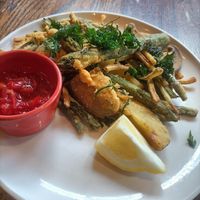 Frito misto...my favourite course at Watson and Walpole in Framlingham