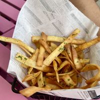 Mexican fries  at Bibis Baguettes & Burger in Frankfurt