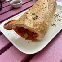 Vegan baguette   at Bibis Baguettes & Burger in Frankfurt