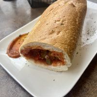 PacMan Baguette  at Bibis Baguettes & Burger in Frankfurt