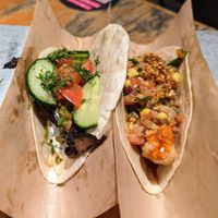Mushroom and cauliflower. at Velvet Taco - Rock Rose Ave in Austin
