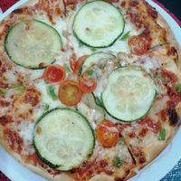 Piza vegetariana at Pizza Place in Terceira