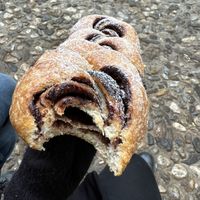 Trenza de chocolate  at La Revuelta in Granada