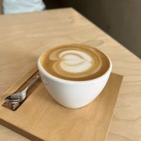 Latte with plant milk   at Coffee Syndicate in Sofia