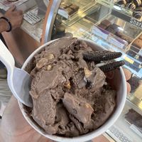 Chocolate silk with Oreos & Peanuts   at Cold Stone Creamery in Gaithersburg