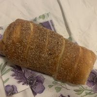 vegan chimney cake  at Fitzkey Chimney Cake in Budapest