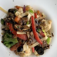 Vegan pasta   at La Barca in Terceira