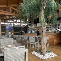 Interior of restaurant   at La Barca in Terceira