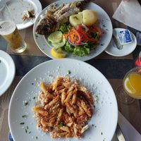 Pasta  en vis at La Barca in Terceira