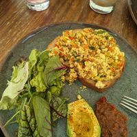 Tofu scramble at Jones the Grocer - The Palm in Dubai