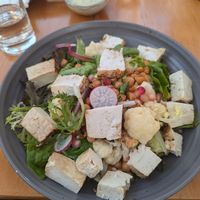 Cauliflower salad, sauce on the side, added tofu at Jones the Grocer - The Palm in Dubai