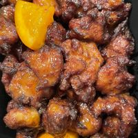 orange chicken  #Veganuary at Sipz Fusion Cafe - North Park in San Diego