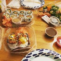 Sushi roles and Inari  at Sipz Fusion Cafe - North Park in San Diego