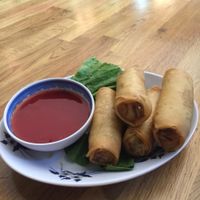 Spring rolls  at Sipz Fusion Cafe - North Park in San Diego