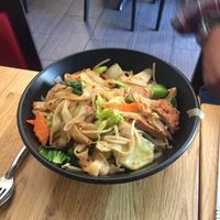 Drunken noodles at Sipz Fusion Cafe - North Park in San Diego