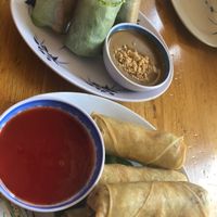 Crunchy and fresh spring rolls  at Sipz Fusion Cafe - North Park in San Diego