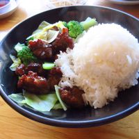 Teriyaki chicken at Sipz Fusion Cafe - North Park in San Diego