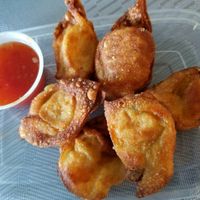 Vegan Crab Rangoon at Sipz Fusion Cafe - North Park in San Diego