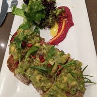 Avocado toast at Café Bateel - Mall of Emirates in Dubai