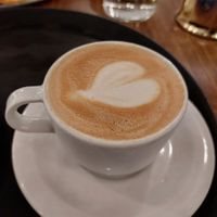 Cappuccino at Art Bakery in Stockholm