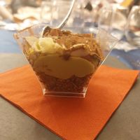 Dolce al pistacchio (me lo hanno fatto trovare solo perché ho prenotato in anticipo e ho chiesto per il dolce). at La Trinacria Ristorante Trattoria Pizzeria in Enna