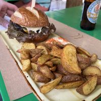 Truffle burger   at Athens Vegan Burgers in Athens