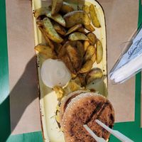 Mac n Cheese at Athens Vegan Burgers in Athens