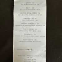 June 2025 menu at Folke in Vancouver