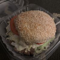 NON VEGAN impossible hurger  at Plant B in Chicago